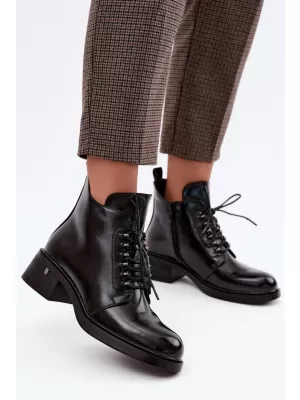 Botine de dama S.BARSKI HY62-8112 NEGRU