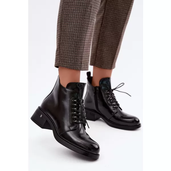  Botine de dama S.BARSKI HY62-8112 NEGRU 