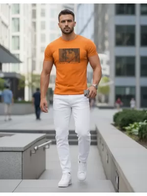 Tricou pentru bărbați DSTREET NX5014R PORTOCALE