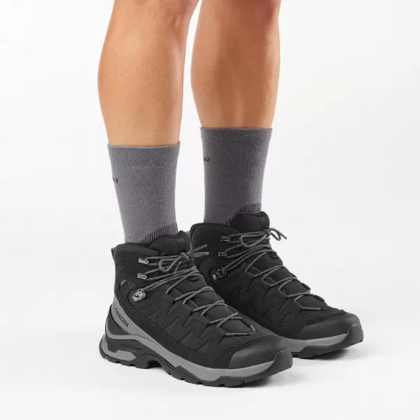  Pantofi pentru bărbați SALOMON QUEST ECHO GORE TEX L49212700 NEGRU/CASTLEROCK/NEGRU 