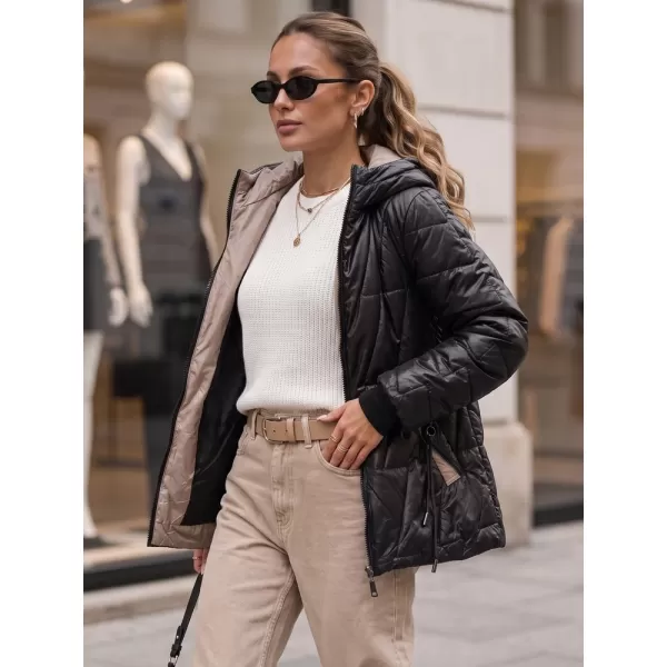  Geaca de dama DSTREET TY5786 NEGRU 