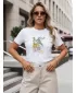 Tricou pentru femei DSTREET NX8018RY-WH ALB