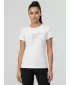 Tricou pentru femei 4F WMM00TTSHF3309 ALB