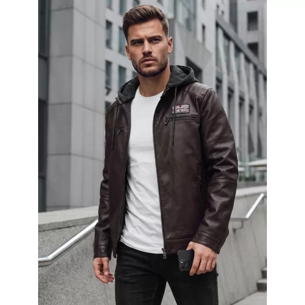  Jachetă pentru bărbați DSTREET TX5146 MARO 