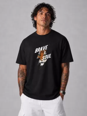 Tricou pentru bărbați DSTREET NX1010R-BK-O NEGRU