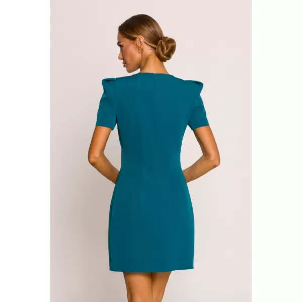 Rochie MOE M777 ALBASTRU OCEANIC 