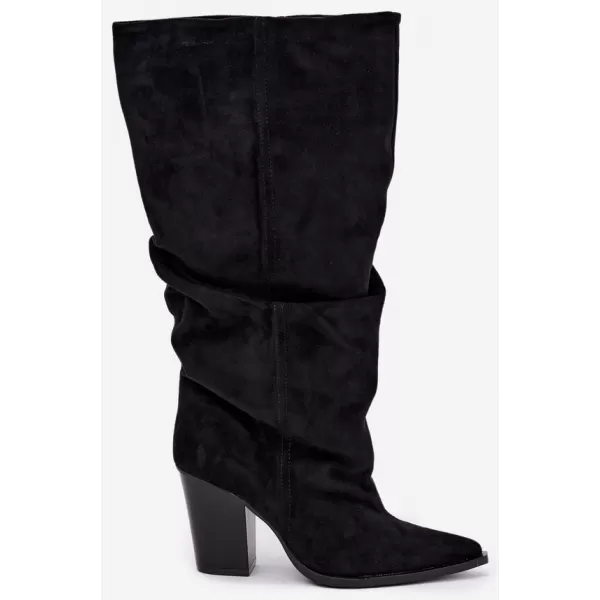  Cizme de dama BOTO 2598A-1 NEGRU MAT 