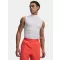 Maieu pentru bărbați UNDER ARMOUR HG ELITE SLEEVELESS MOCK 6015381-100 ALB