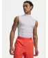 Maieu pentru bărbați UNDER ARMOUR HG ELITE SLEEVELESS MOCK 6015381-100 ALB