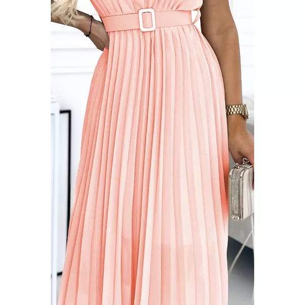  Rochie NUMOCO 465-1 PIERSICĂ 