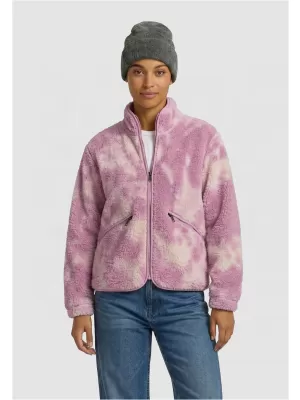 Geaca de dama URBAN CLASSICS TB8505-22938 TIE-DYE TRANDAFIR