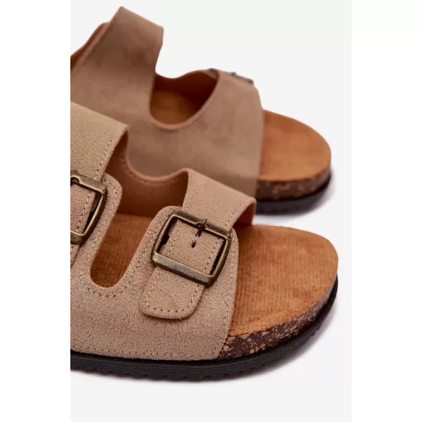  Papuci pentru bărbați BOTO 56302-11 KAKI 