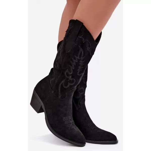  Cizme de dama BOTO 2559A-1 NEGRU 