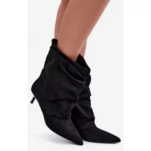  Botine de dama BOTO 7100 NEGRU 