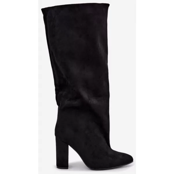  Cizme de dama BOTO C-378 NEGRU MAT 