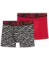 Boxeri pentru copii PUMA BOYS SCATTERED LOGO PRINT BOXERS 2P 94780303 ROȘU/NEGRU
