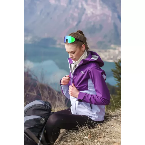 Jachetă softshell pentru femei NORDBLANC BLINK NBSSL8320 VIOLET 