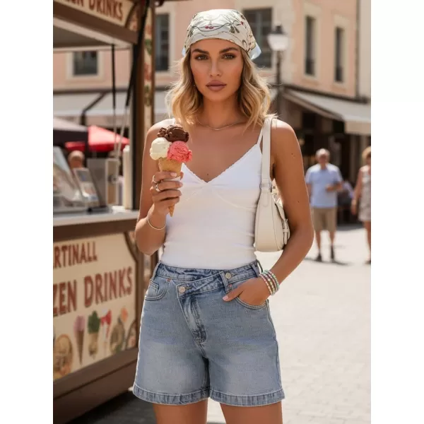  Pantaloni scurți de damă DSTREET SY0519 ALBASTRU 