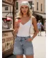 Pantaloni scurți de damă DSTREET SY0519 ALBASTRU