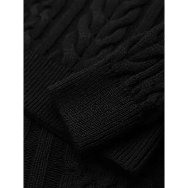  Pulover pentru bărbați OMBRE OM-SWSW-0191 NEGRU 