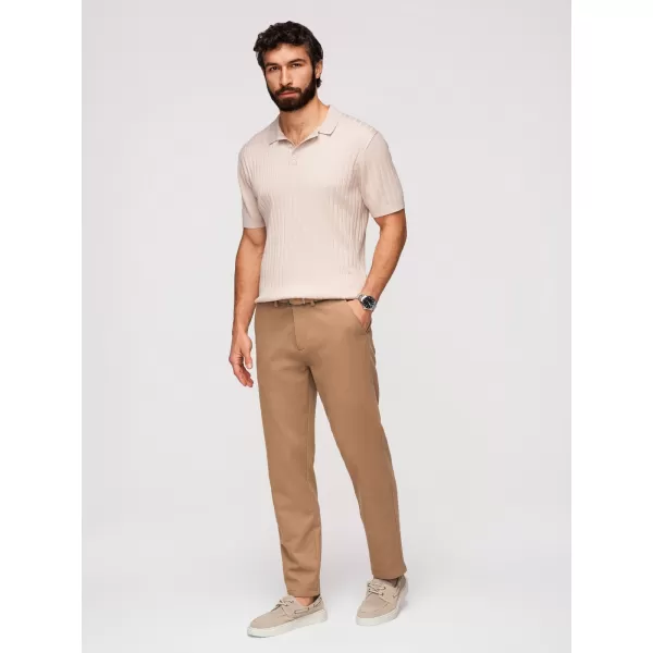  Pantaloni pentru bărbați OMBRE OM-PACP-0294 MARO 