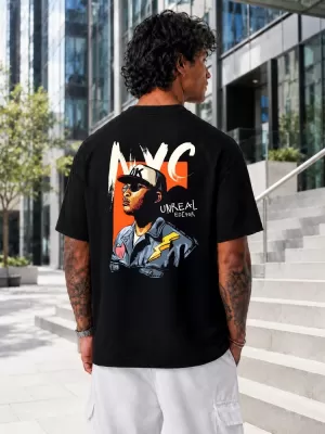Tricou pentru bărbați DSTREET NX4004R-BK-O NEGRU