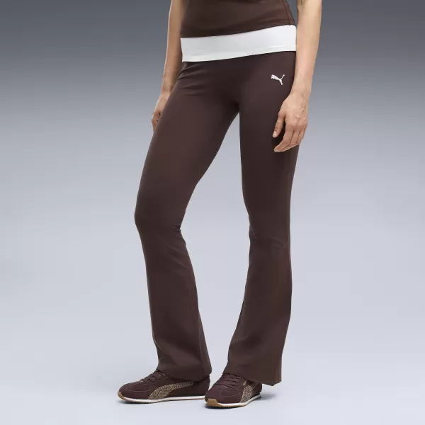  Jambiere de damă PUMA ESS HIGH-WAIST FLARED LEGGINGS 63154233 FONDUE DE CIOCOLATĂ 