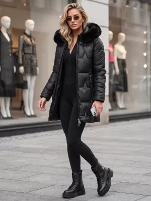Geaca de dama DSTREET TY5738 NEGRU