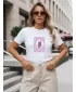 Tricou pentru femei DSTREET NX8037RY-WH ALB