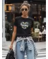 Tricou de damă DSTREET NX5029RY-BK NEGRU