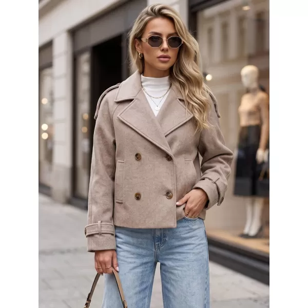  Palton de damă DSTREET TY6015 KAKI 