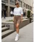 Pantaloni scurți de damă DSTREET SY0558 CARAMEL