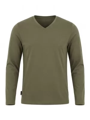 Tricou pentru bărbați OMBRE L171 MĂSLINE ÎNCHISE