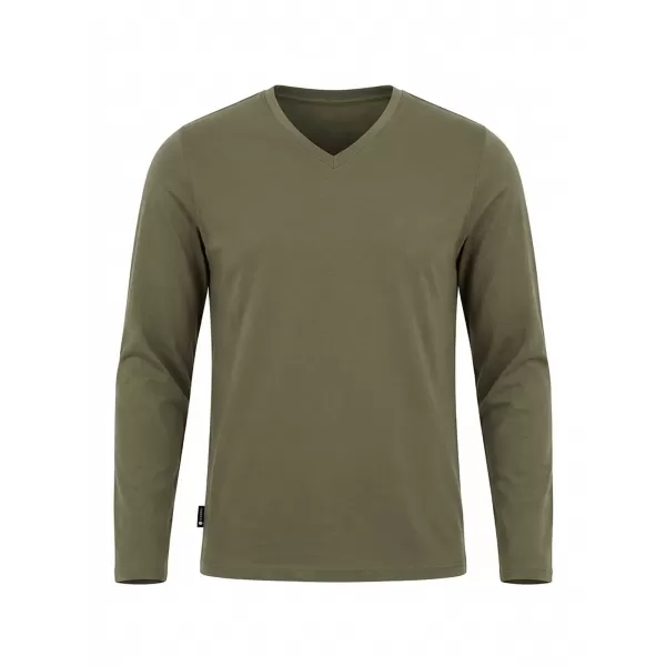  Tricou pentru bărbați OMBRE L171 MĂSLINE ÎNCHISE 