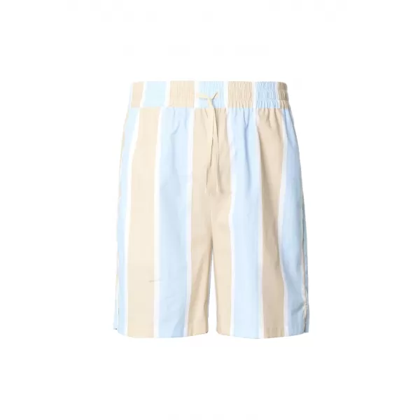  Pantaloni scurți pentru bărbați URBAN CLASSICS TB8430-22411 NISIP UMED/GEL ALBASTRU 