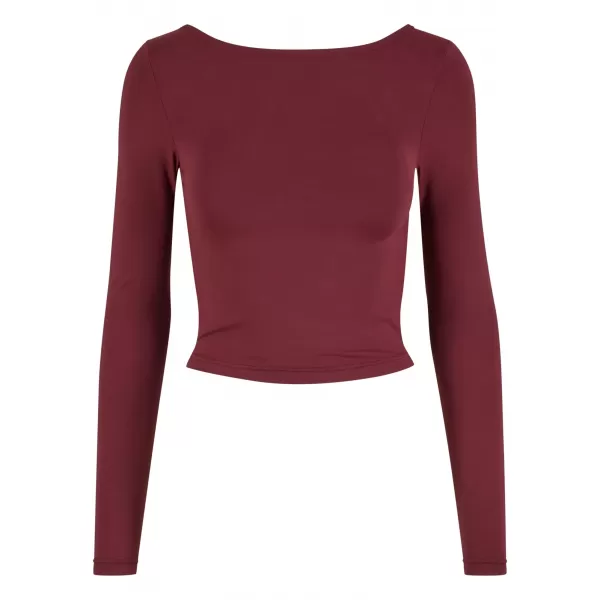  Tricou de damă URBAN CLASSICS TB7721 CIREAȘĂ 