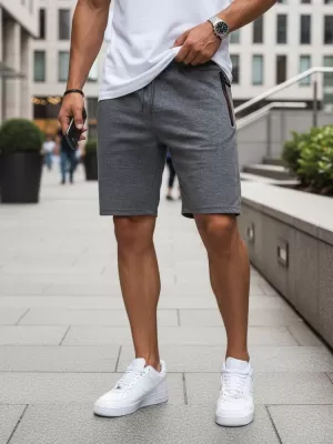 Pantaloni scurți pentru bărbați DSTREET SX2276 GRI ÎNCHIS