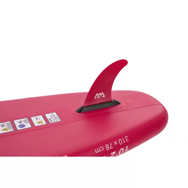  Placă cu vâsle AQUA MARINA CORAL 10'2'' ZMEURĂ 