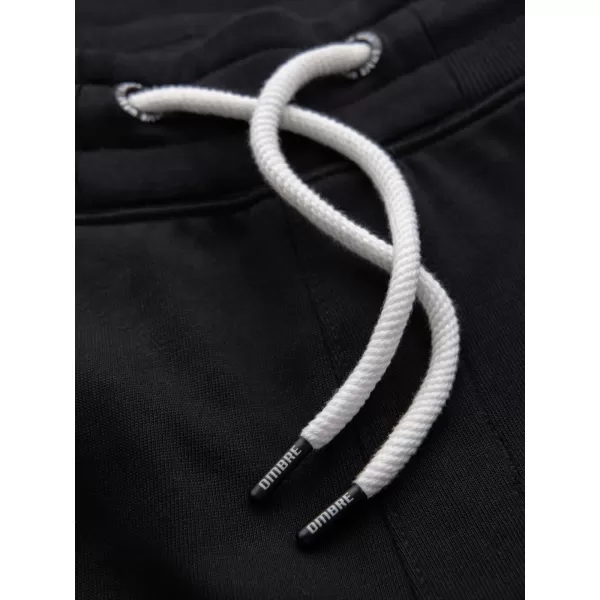  Pantaloni de trening pentru bărbați OMBRE OM-PABS-0305 NEGRU 