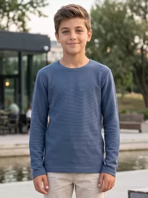 Tricou cu pete pentru copii ALPINE PRO NOMARO ALBASTRU ASHLEY