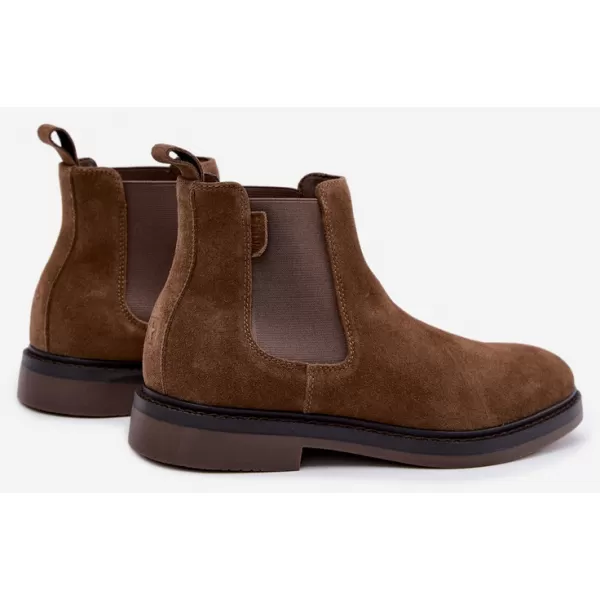  Pantofi pentru bărbați BIG STAR SHOES UU174277 UMBRE MARO/BEJ 
