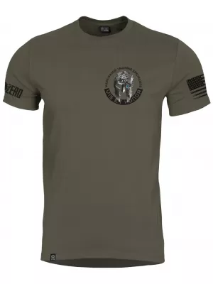 Tricou pentru bărbați PENTAGON AGERON VIS ET HONOR K09012-VH VERDE