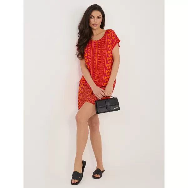  Pantaloni scurți de damă SUBLEVEL D73771M62489KD PORTOCALE 