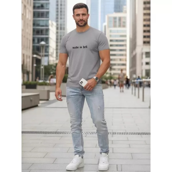  Tricou pentru bărbați DSTREET NX5106R-SL GRI ÎNCHIS 