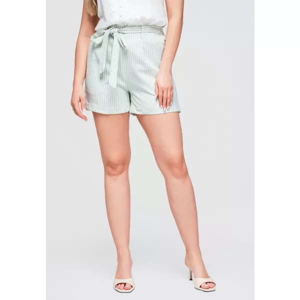  Pantaloni scurți de damă OMBRE OW-ST-E0005 VERDE DESCHIS 