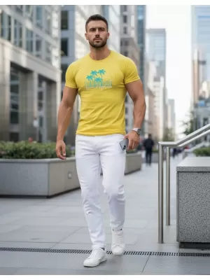 Tricou pentru bărbați DSTREET NX5020R CHIHLIMBAR