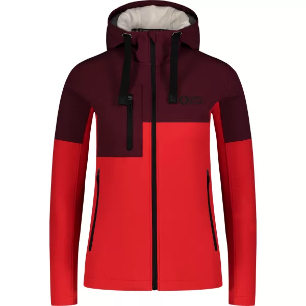  Hanorac de dama NORDBLANC HIDA NBSSL8342 ROŞU 