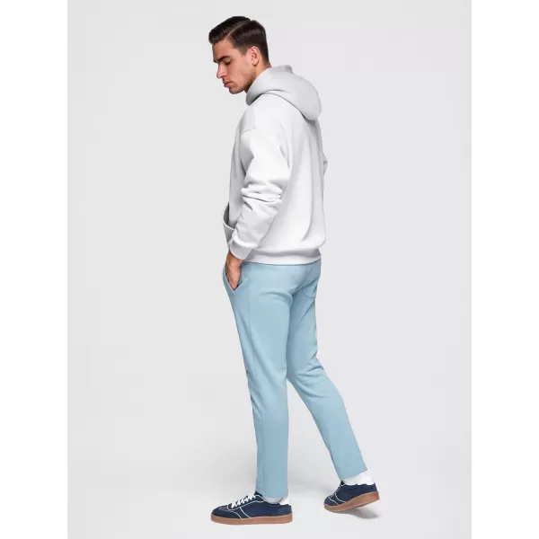  Pantaloni de trening pentru bărbați OMBRE OM-PABS-0304 ALBASTRU DESCHIS 
