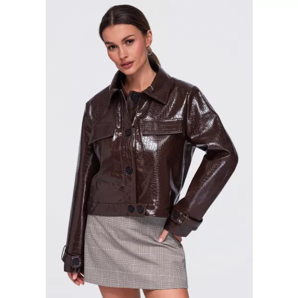  Geaca de dama OMBRE OW-JAFL-0145 MARO 