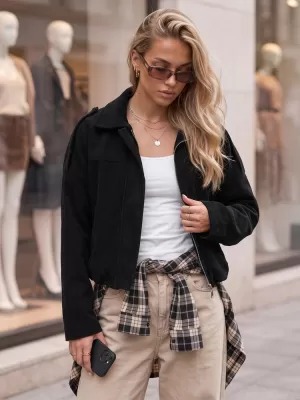 Geaca de dama DSTREET TY6021 NEGRU